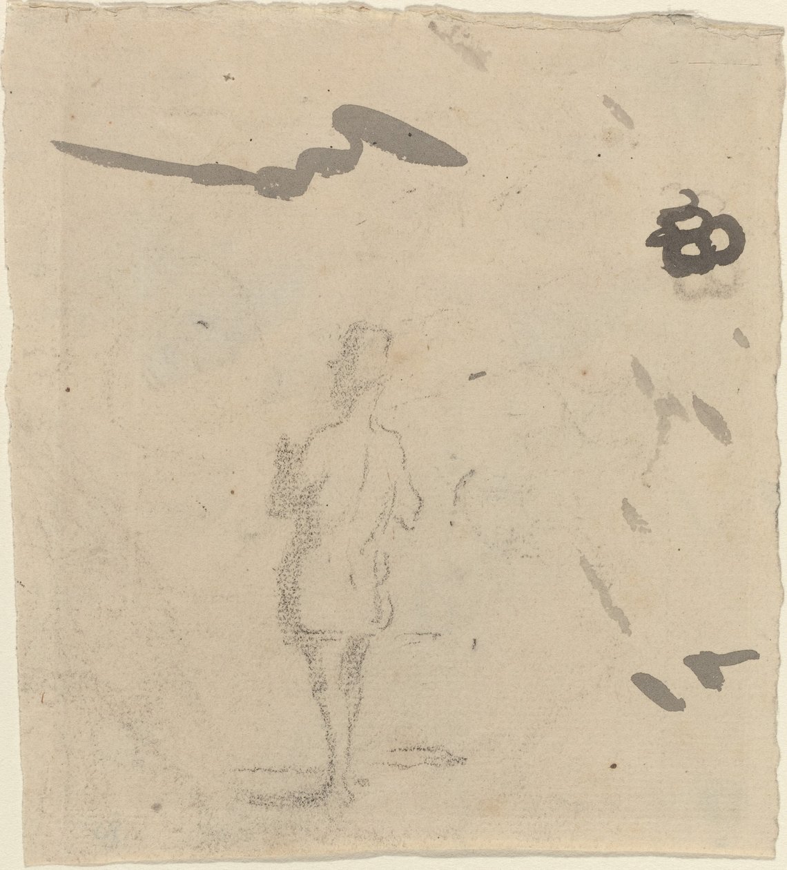 Figur af en mand af Honoré Daumier