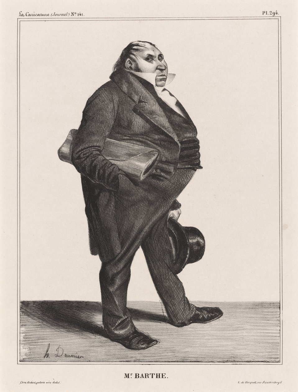 Felix Barthe af Honoré Daumier