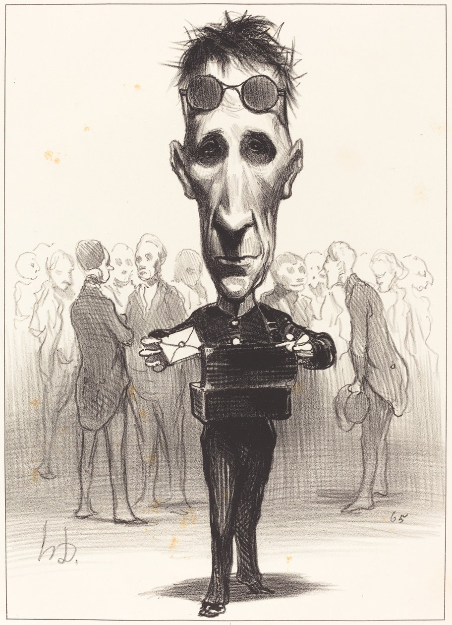 Félix Saint-Priest af Honoré Daumier