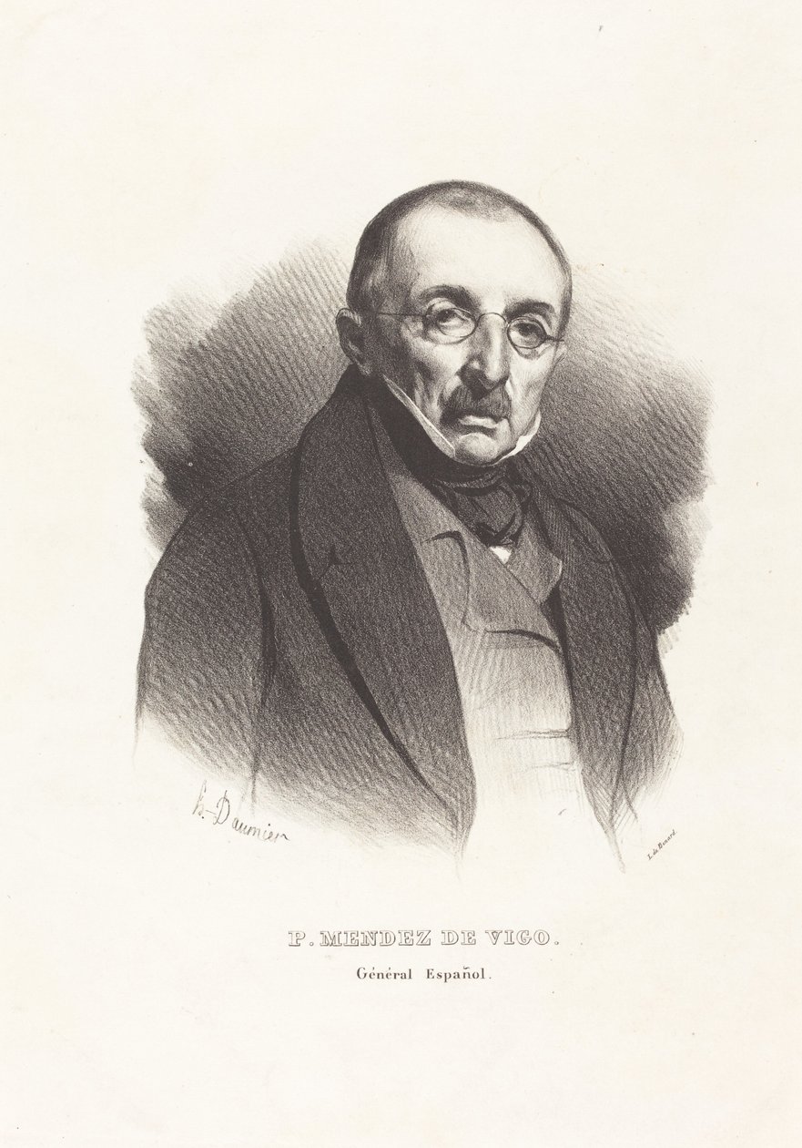 General P. Mendez Vigo af Honoré Daumier