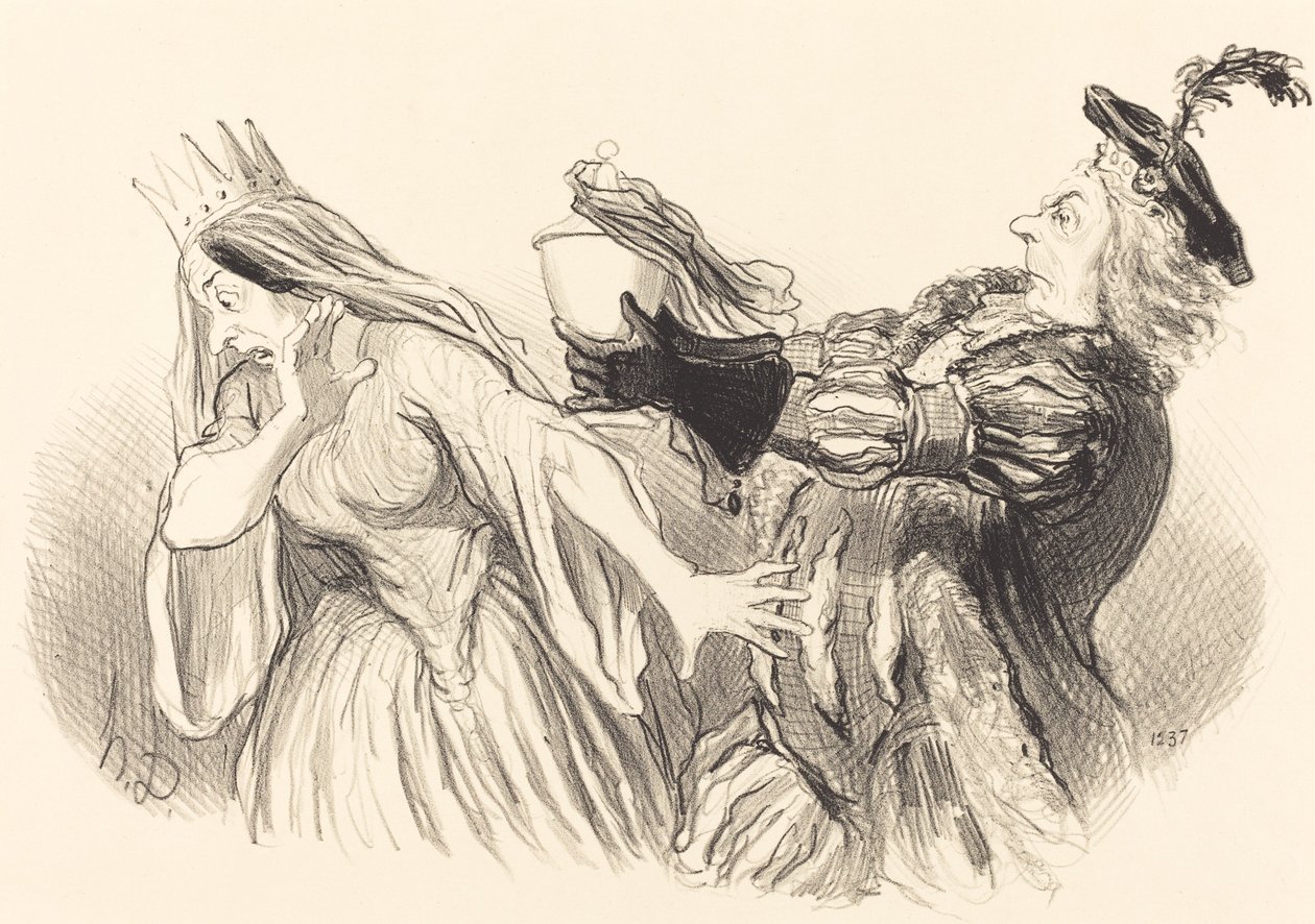 Hamlet af Honoré Daumier