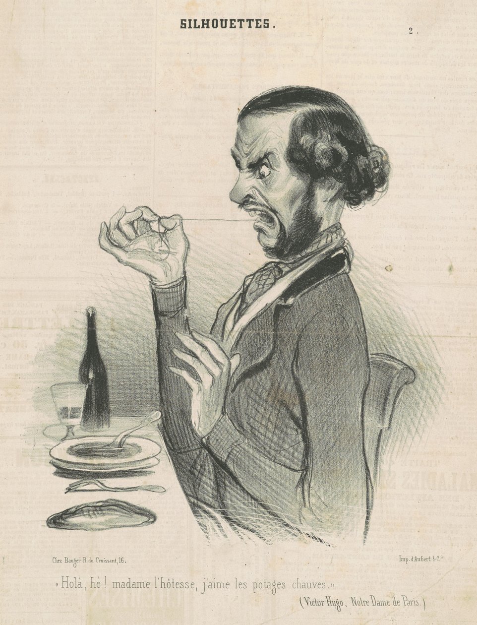 Hej, hej! Fru værtinde af Honoré Daumier