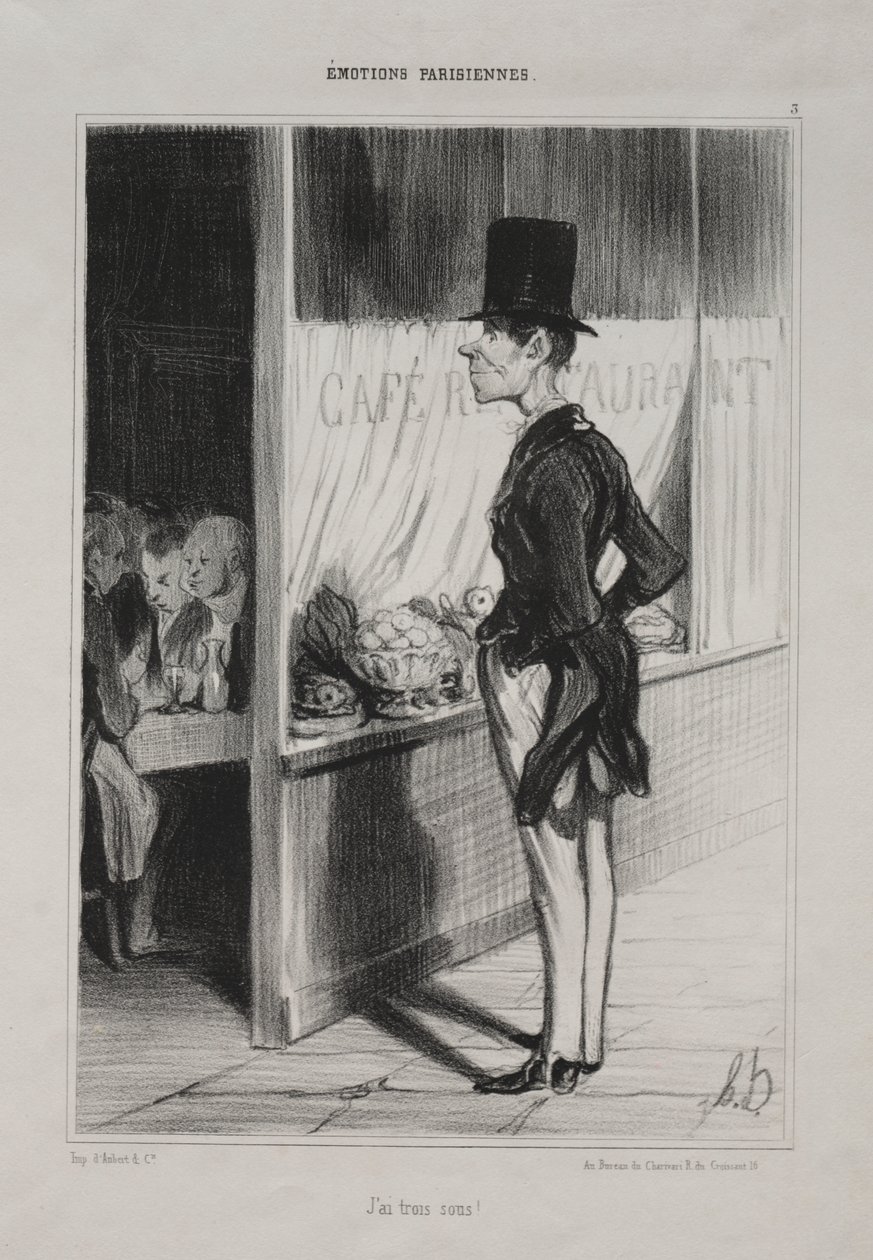 Jeg har tre Sous! af Honoré Daumier