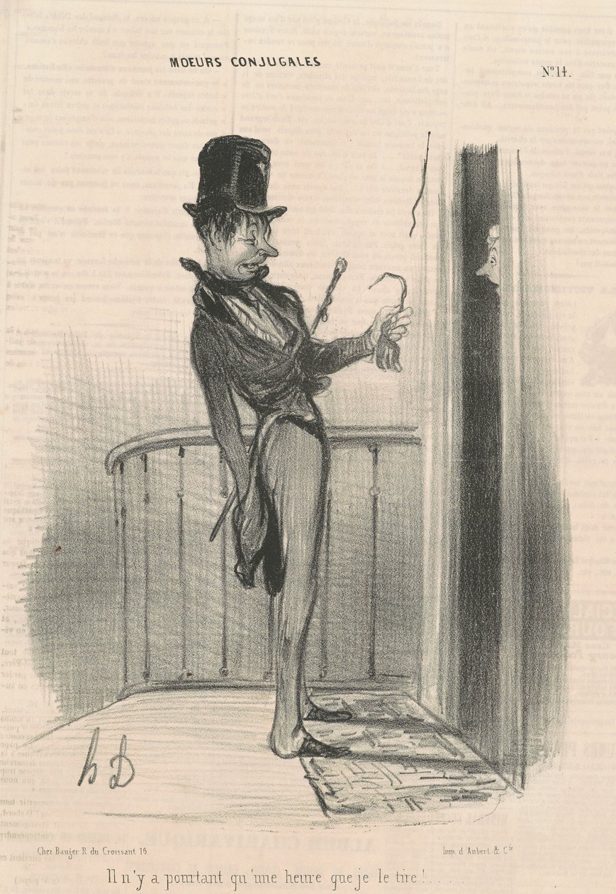 Jeg har dog kun skudt i en time! af Honoré Daumier