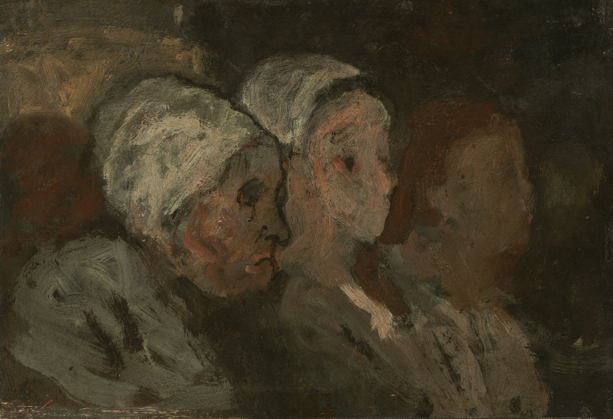 I Kirken af Honoré Daumier
