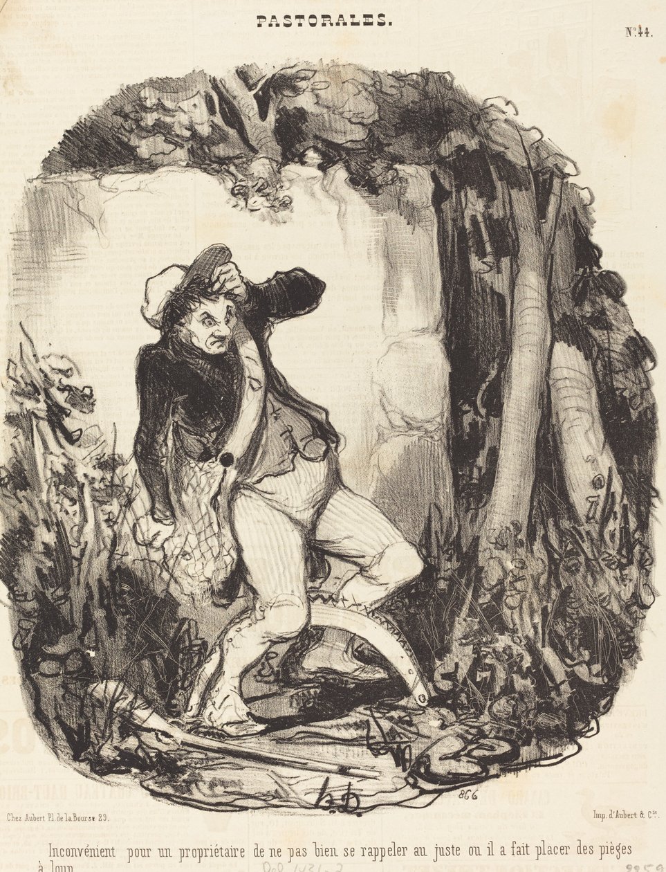 Ulempe for en ejer ikke at... af Honoré Daumier