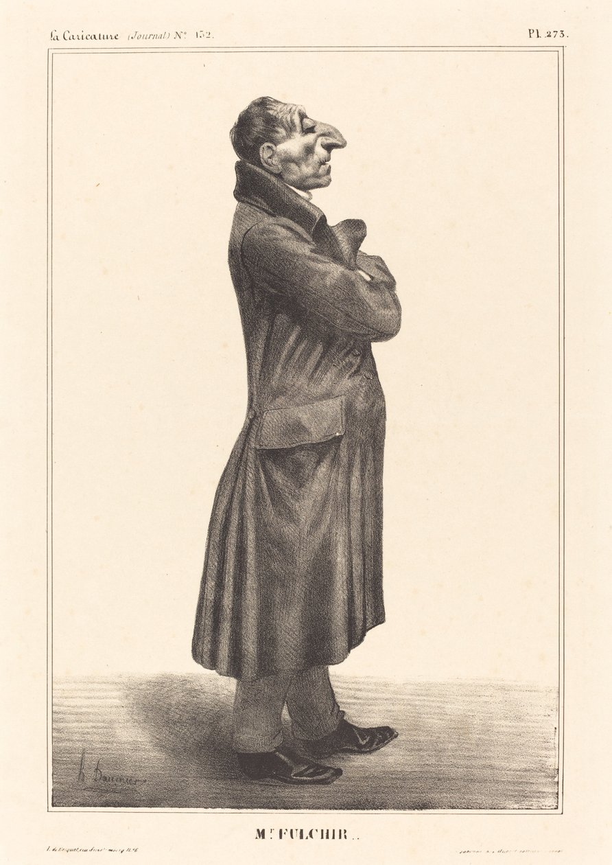 J. Claude Fulchiron af Honoré Daumier