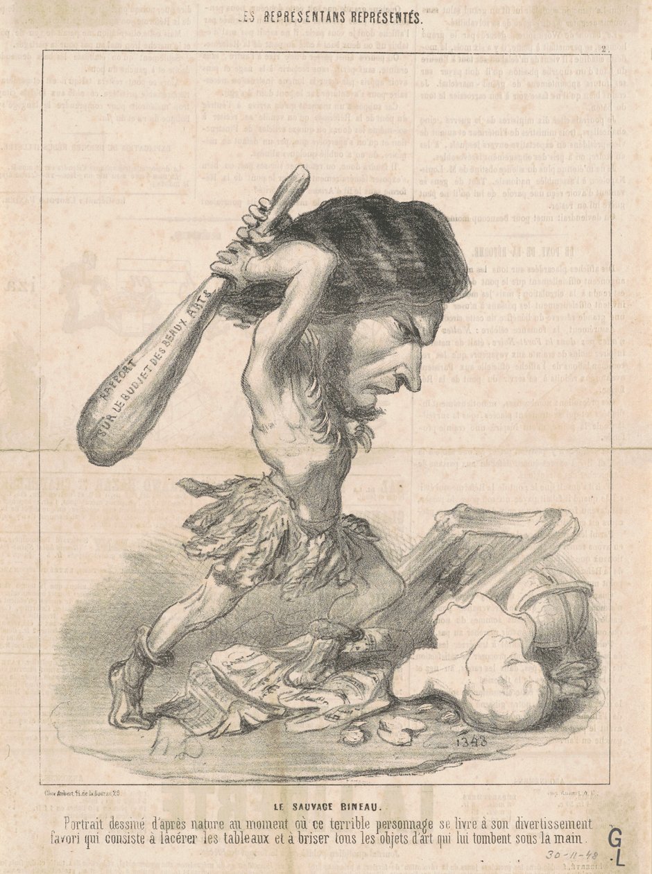 J. Martial Bineau (2. plade) af Honoré Daumier