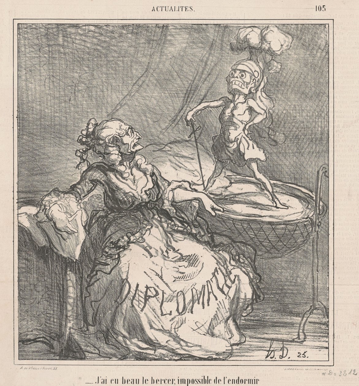 Jeg rystede ham... af Honoré Daumier
