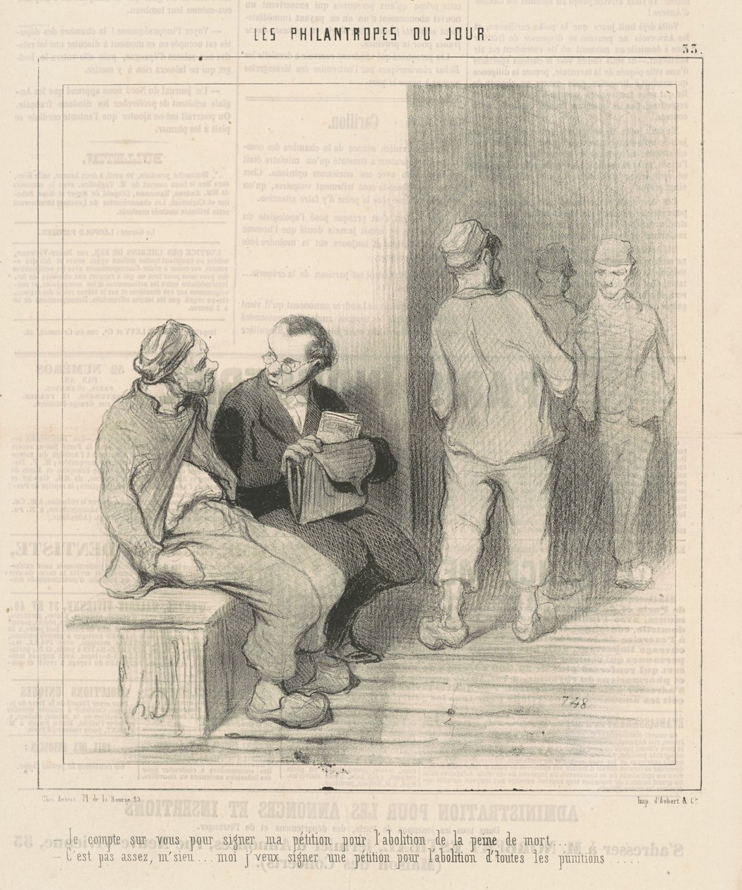 Jeg regner med, at du skriver under af Honoré Daumier