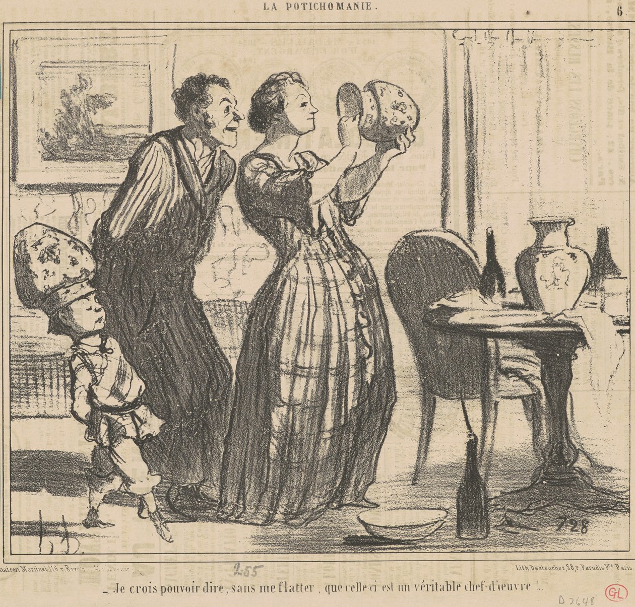 Jeg tror, ​​jeg kan sige, uden at smigre mig selv... af Honoré Daumier