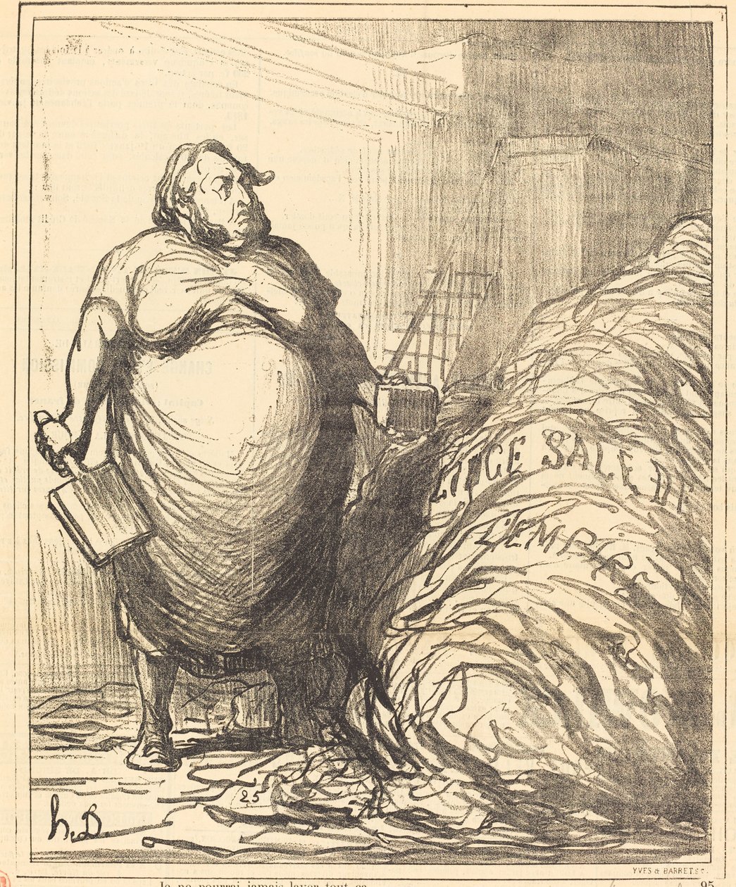 Jeg kan aldrig vaske det hele væk af Honoré Daumier