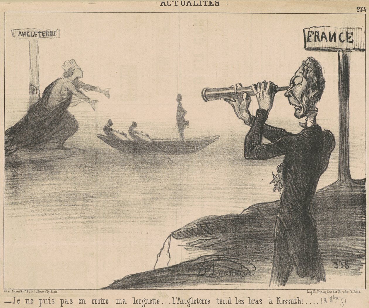 Jeg kan ikke tro mine briller... af Honoré Daumier