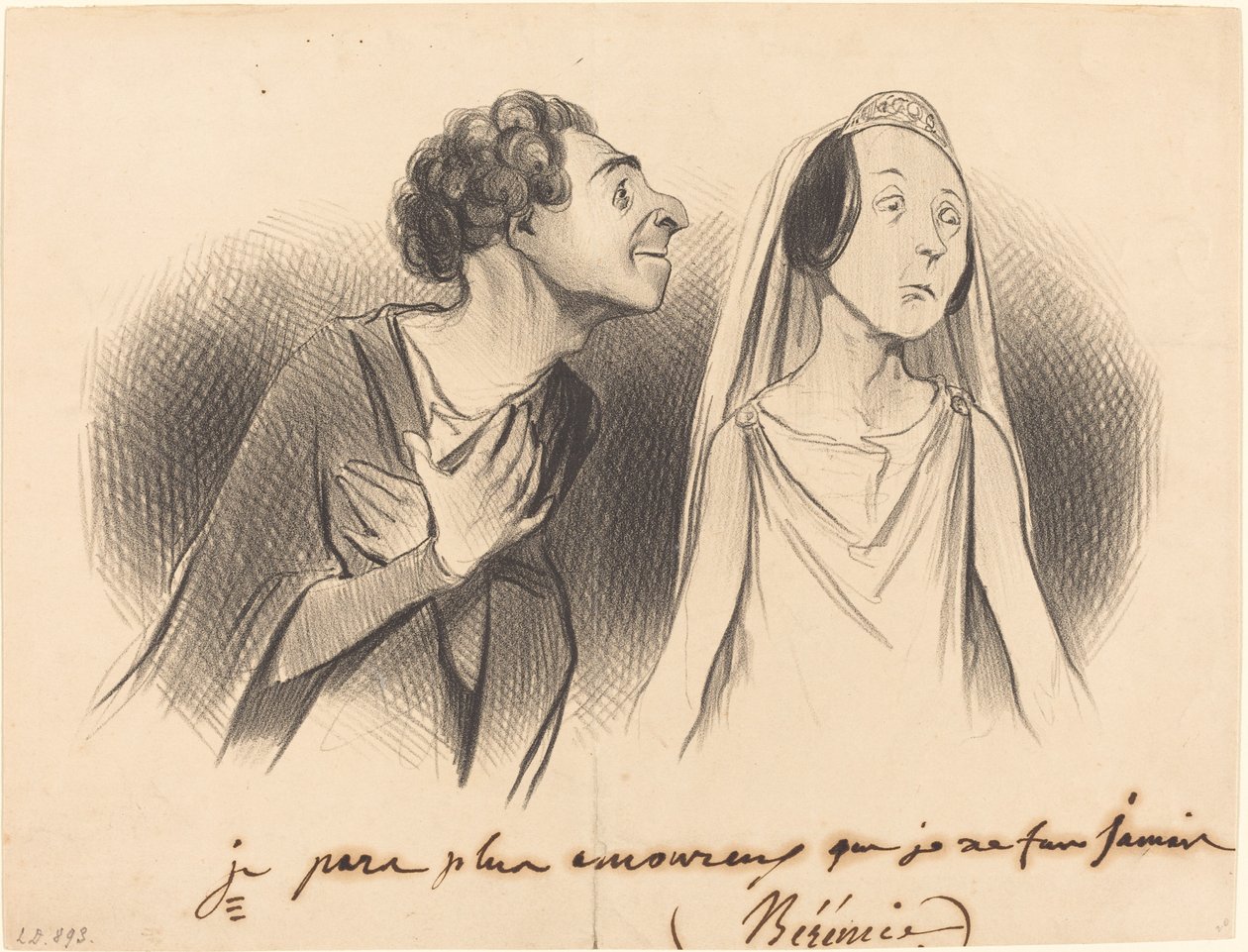 Jeg forlader mere forelsket end... nogensinde... af Honoré Daumier
