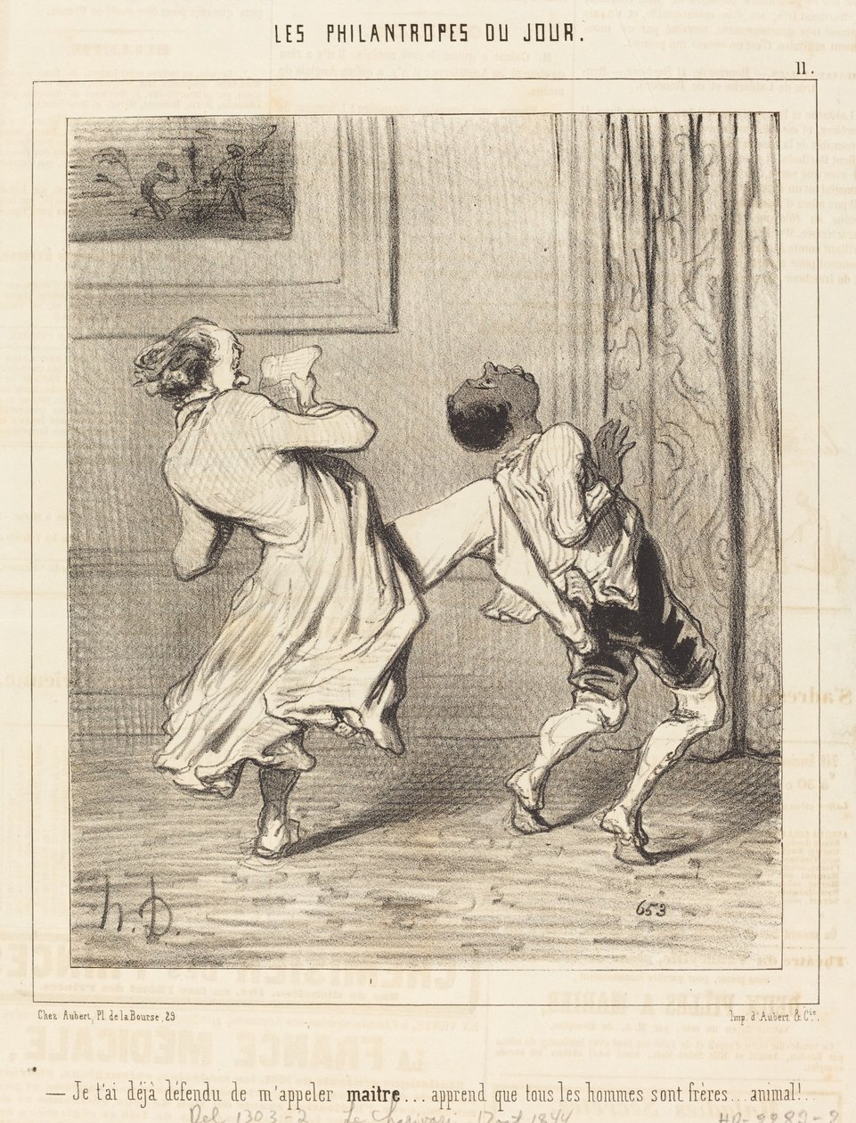 Jeg har allerede forbudt dig at kalde mig mester... af Honoré Daumier