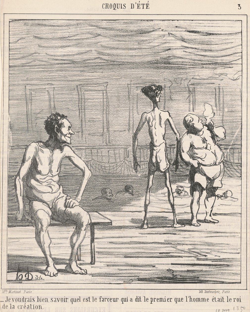 Jeg vil gerne vide hvad der er... af Honoré Daumier