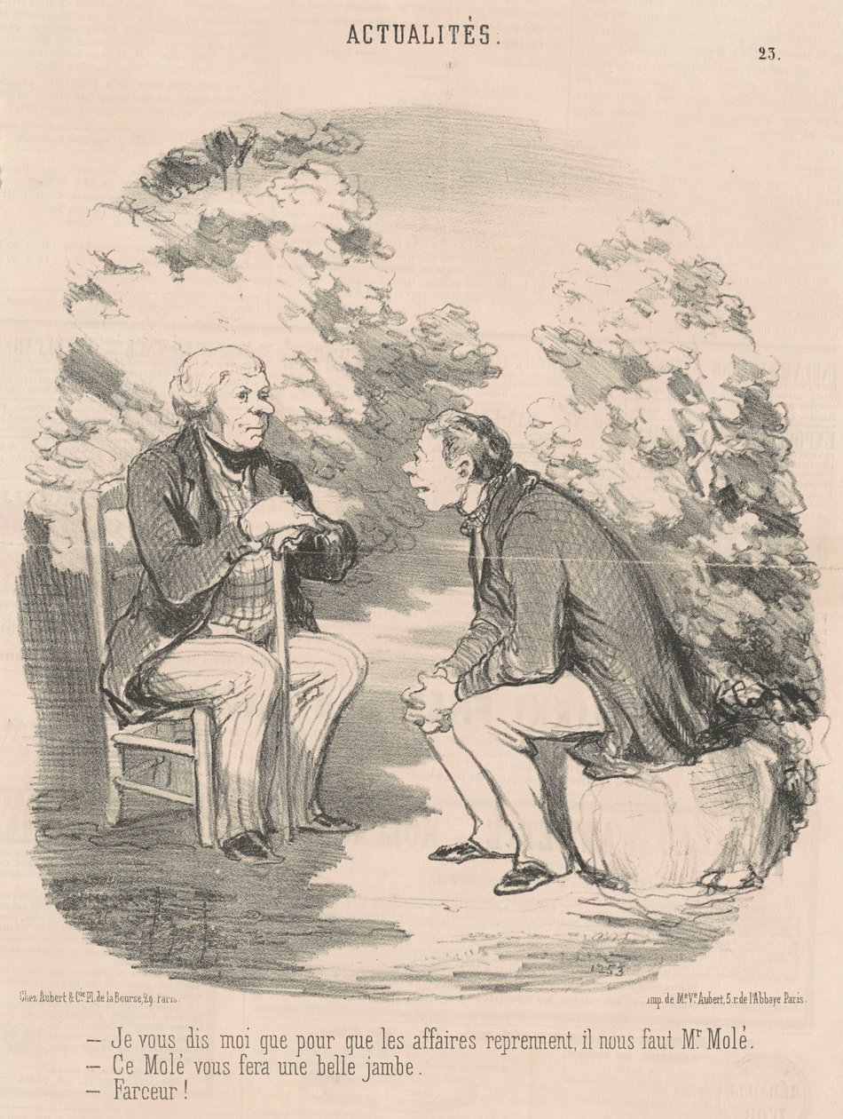 Jeg siger dig, at ... vi har brug for hr. Molé ... af Honoré Daumier