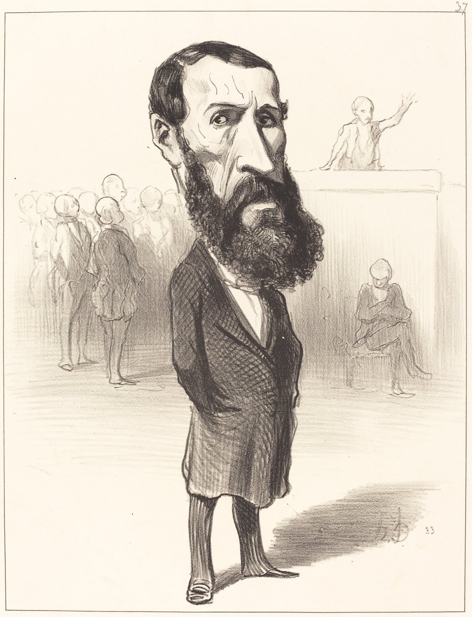 Jean Louis Greppo af Honoré Daumier