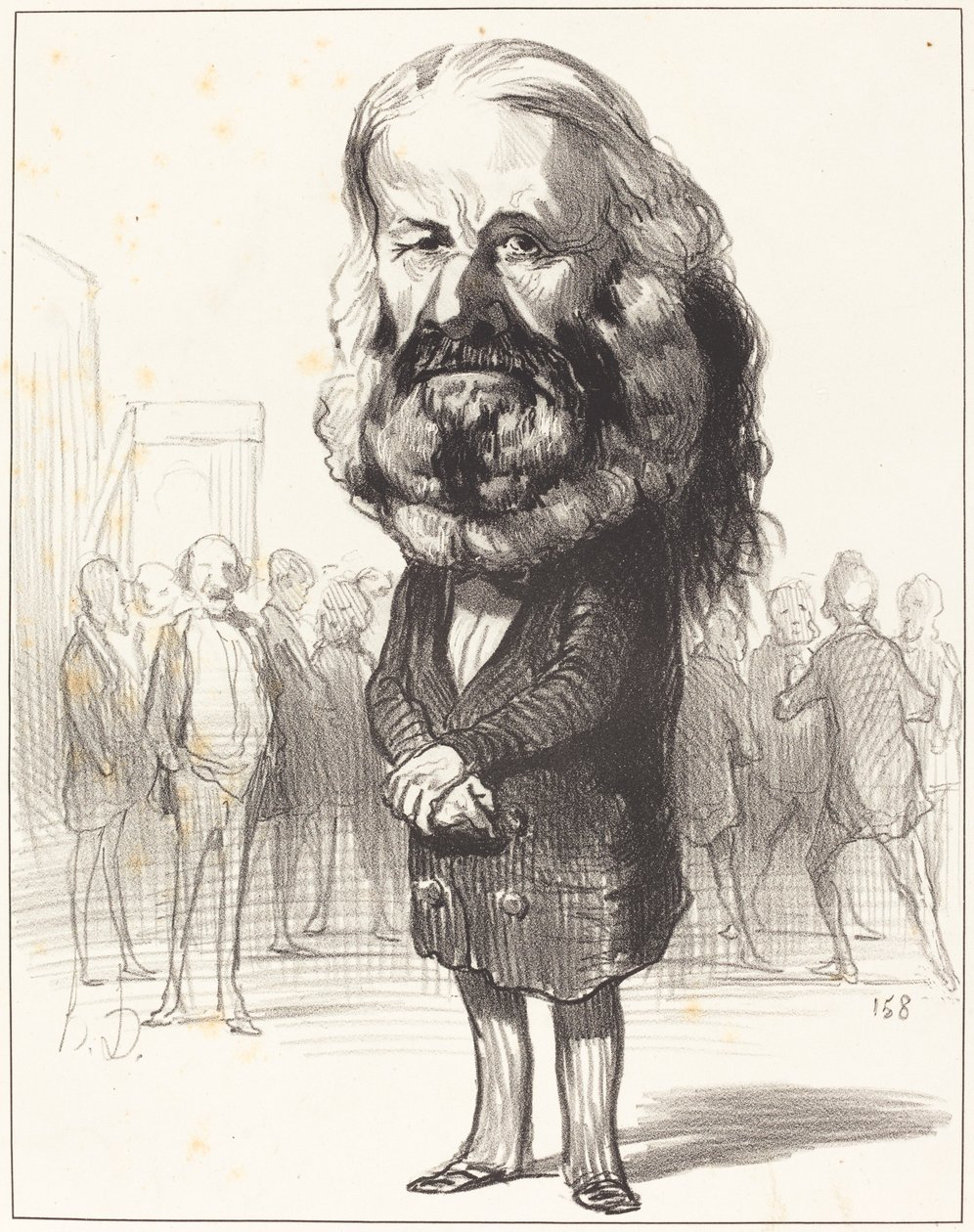 Hende. Myre. Ronjac af Honoré Daumier