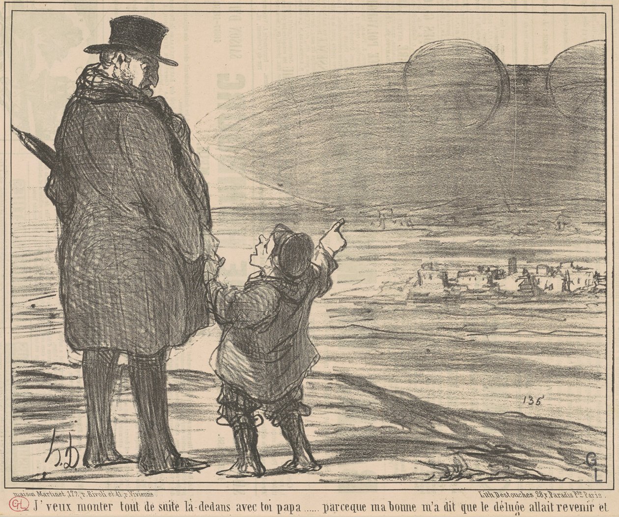 Jeg vil derind med det samme... af Honoré Daumier