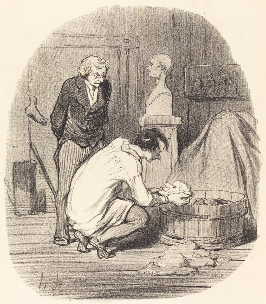 Kunstneren - det er det!... af Honoré Daumier