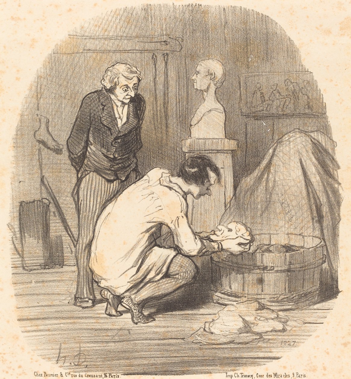 Kunstneren - det er det!... af Honoré Daumier