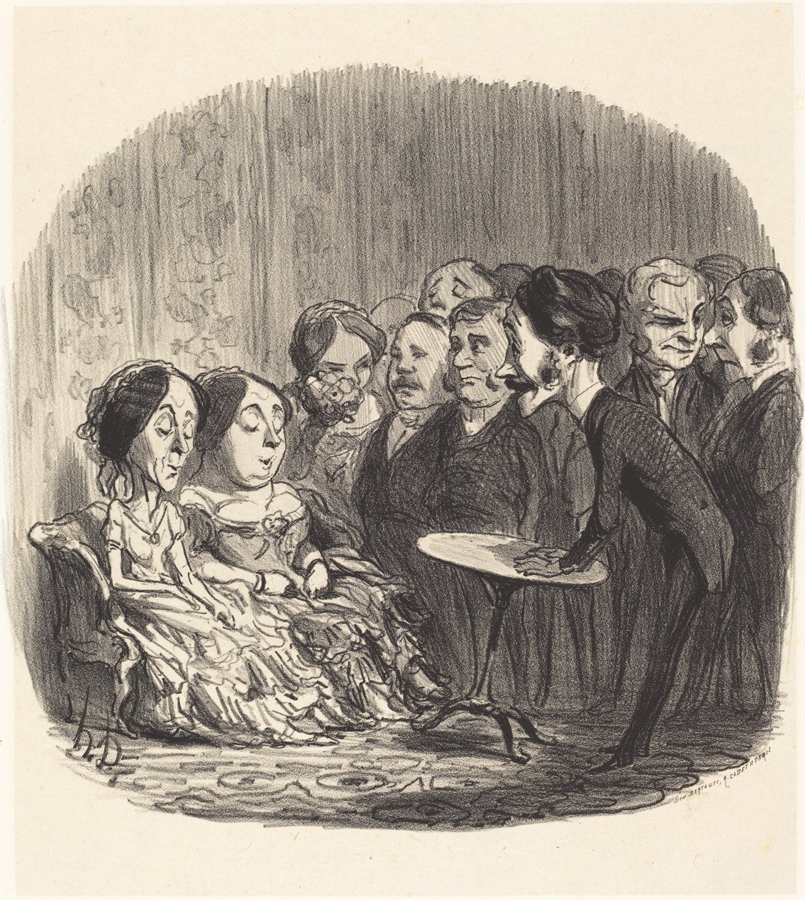 Poltergeisten af Honoré Daumier