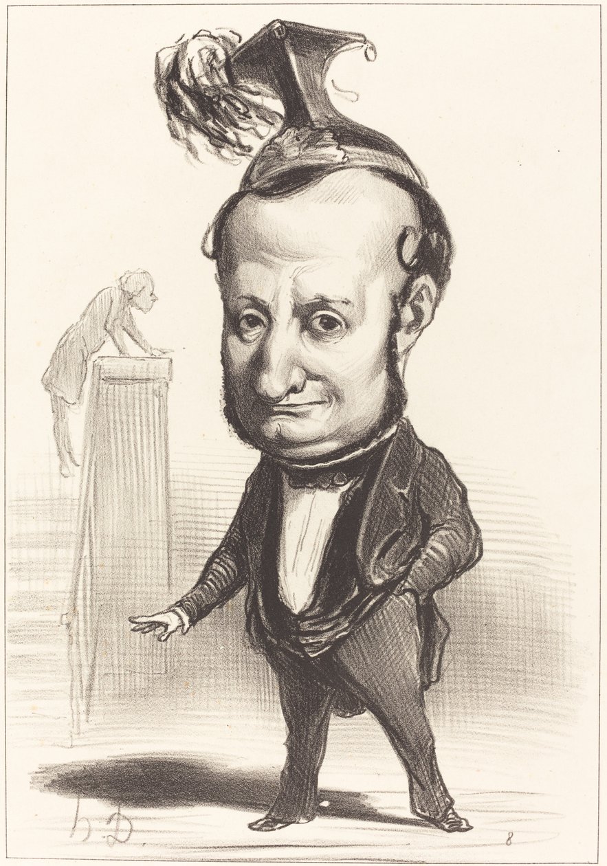 L.F. Raymond Wolowski af Honoré Daumier