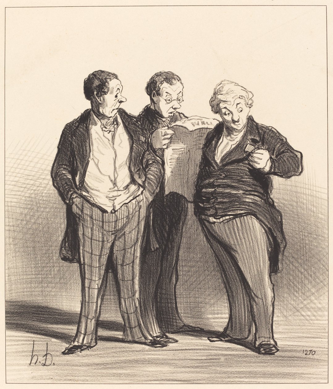 Forbud mod at bære dekorationer af Honoré Daumier