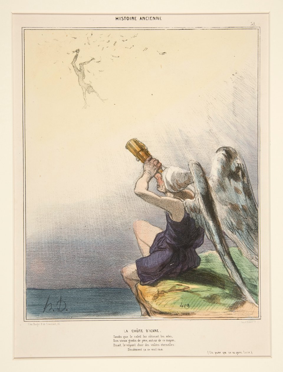 Faldet D af Honoré Daumier