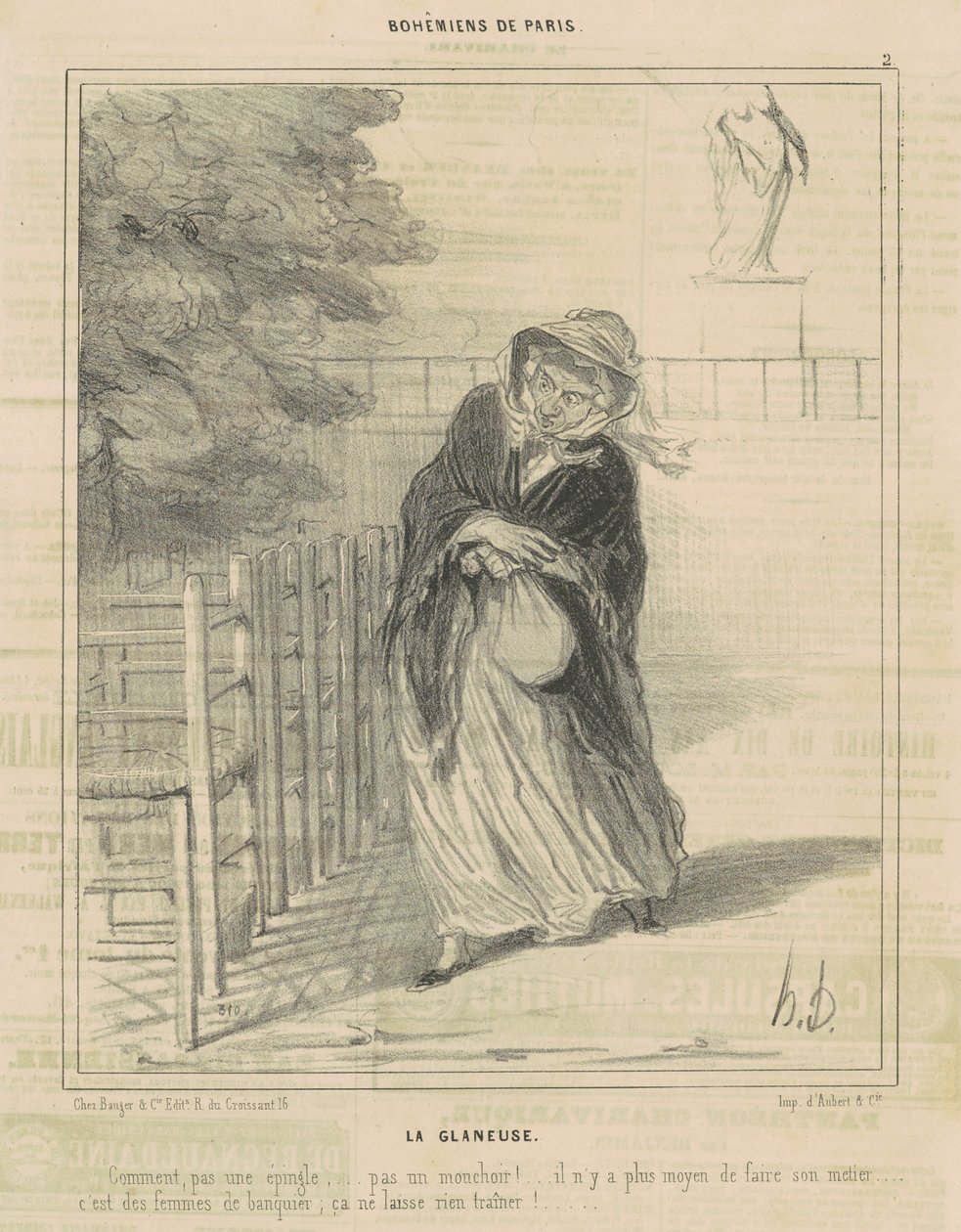 The Gleaner af Honoré Daumier