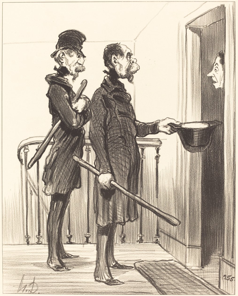 Napoleons abonnement af Honoré Daumier