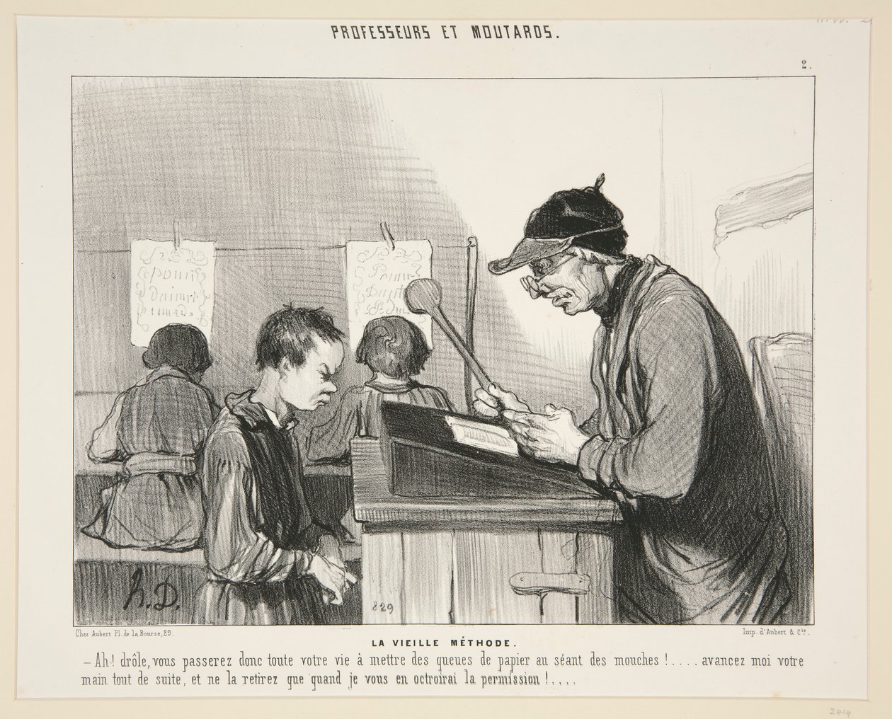 Den gamle M af Honoré Daumier