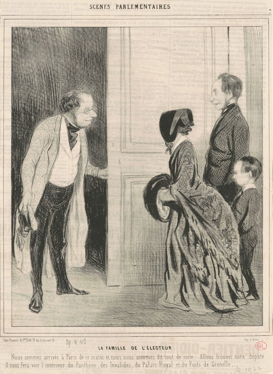 Vælgerens familie af Honoré Daumier