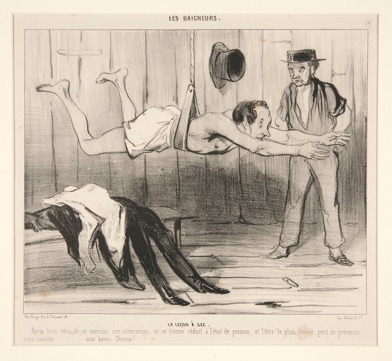 Lektionen var tør. Efter tre måneder med denne øvelse af Honoré Daumier