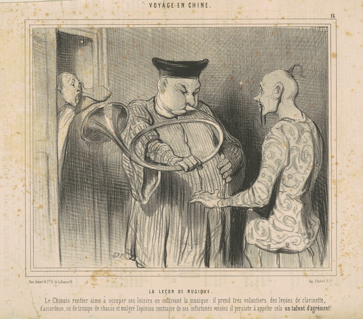 Musiktimen af Honoré Daumier