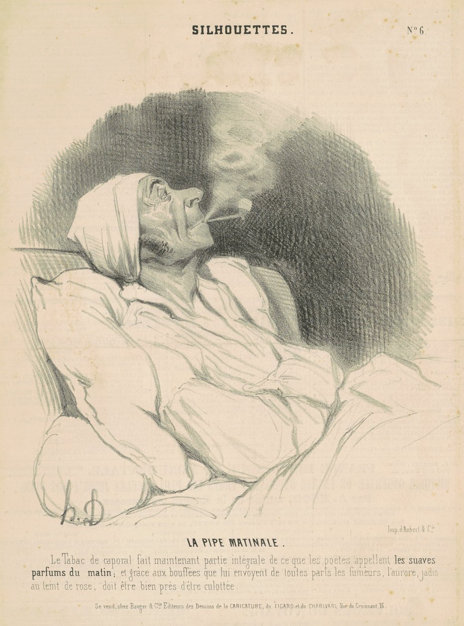 Morgenblowjob af Honoré Daumier