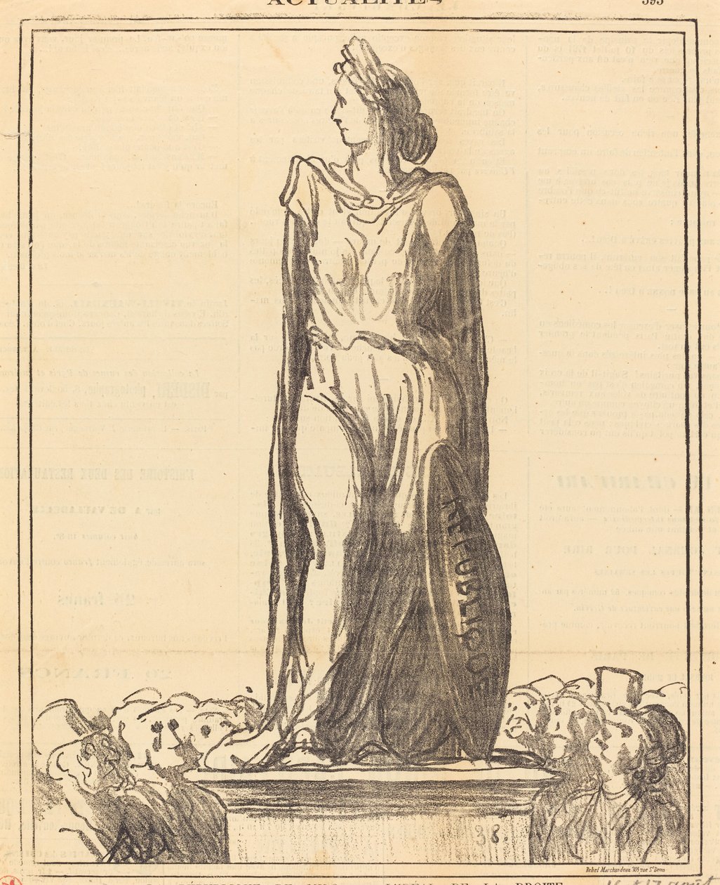 Republikken Milo... af Honoré Daumier