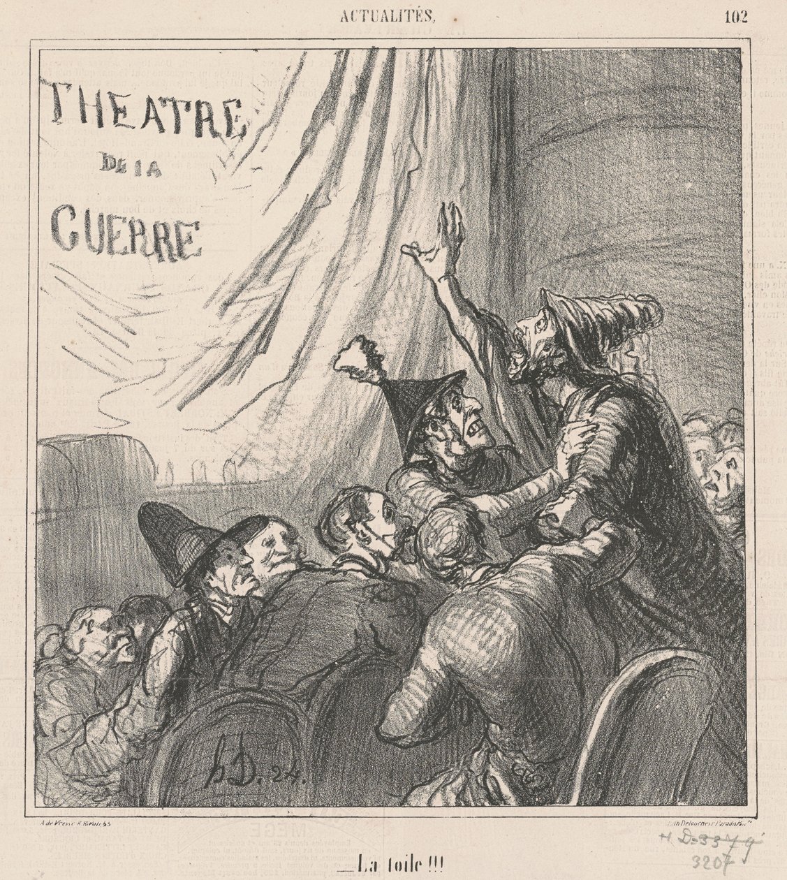 Internettet!!! af Honoré Daumier