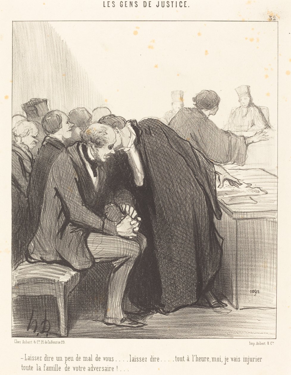Lad os sige lidt dårligt om dig... af Honoré Daumier
