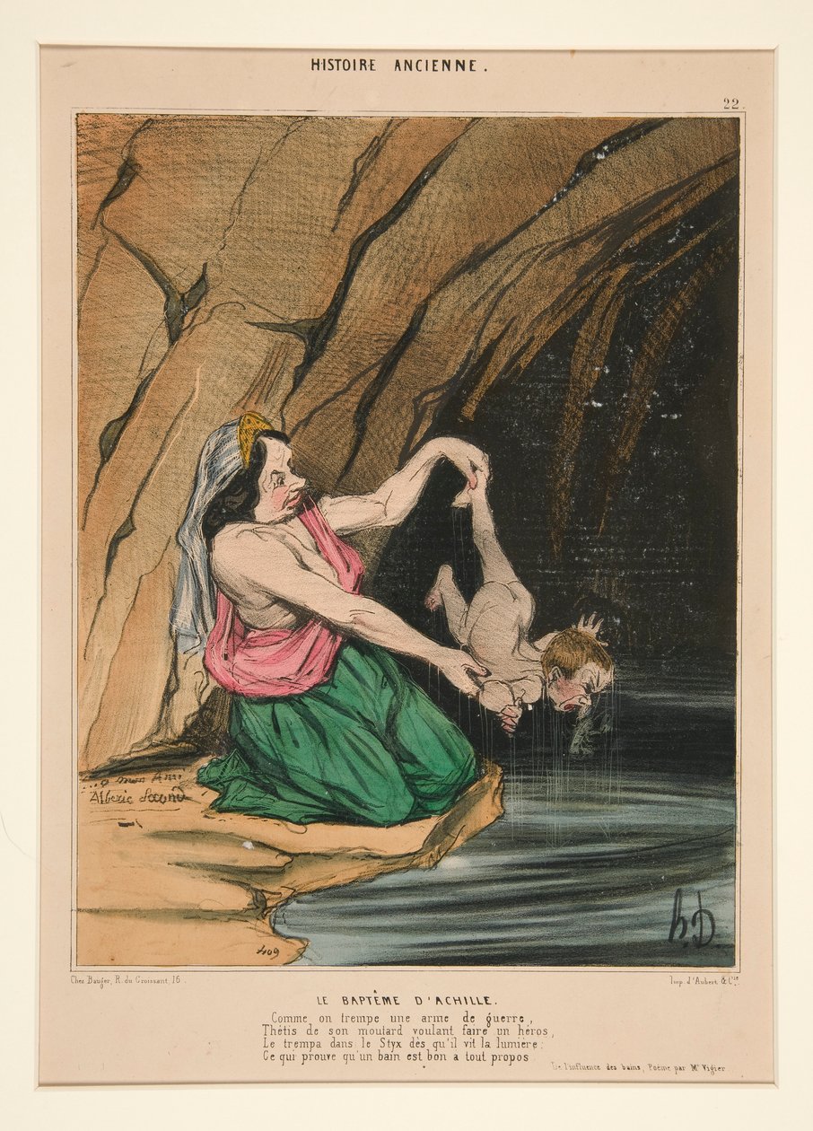 Dåben af af Honoré Daumier