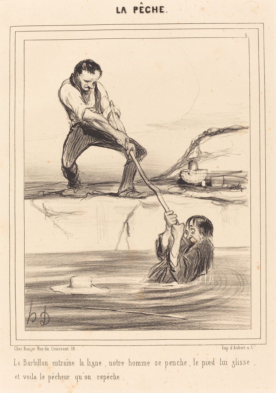 Barbillon involverer... af Honoré Daumier