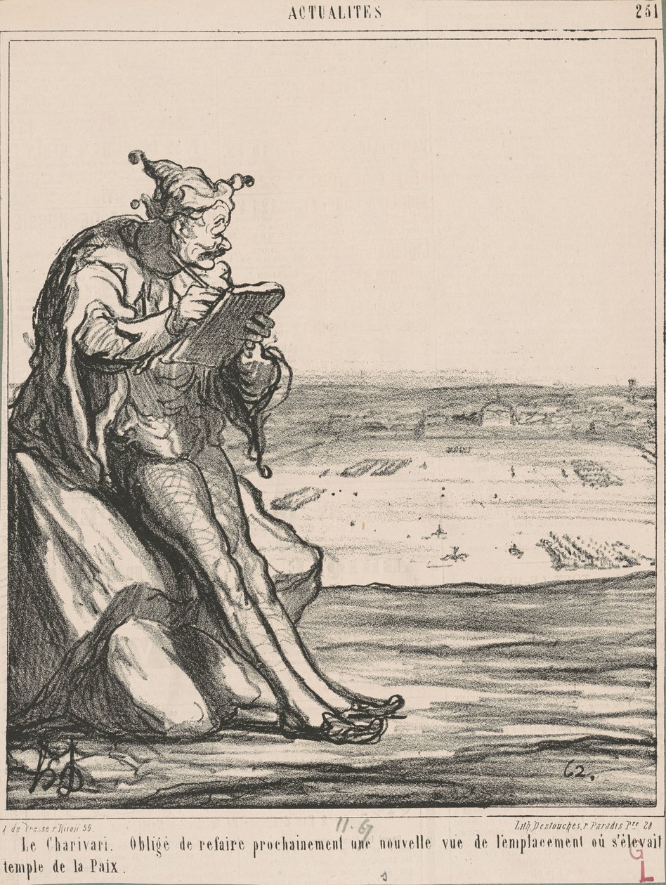 Le Charivari, tvunget til at lave om...et nyt syn af Honoré Daumier