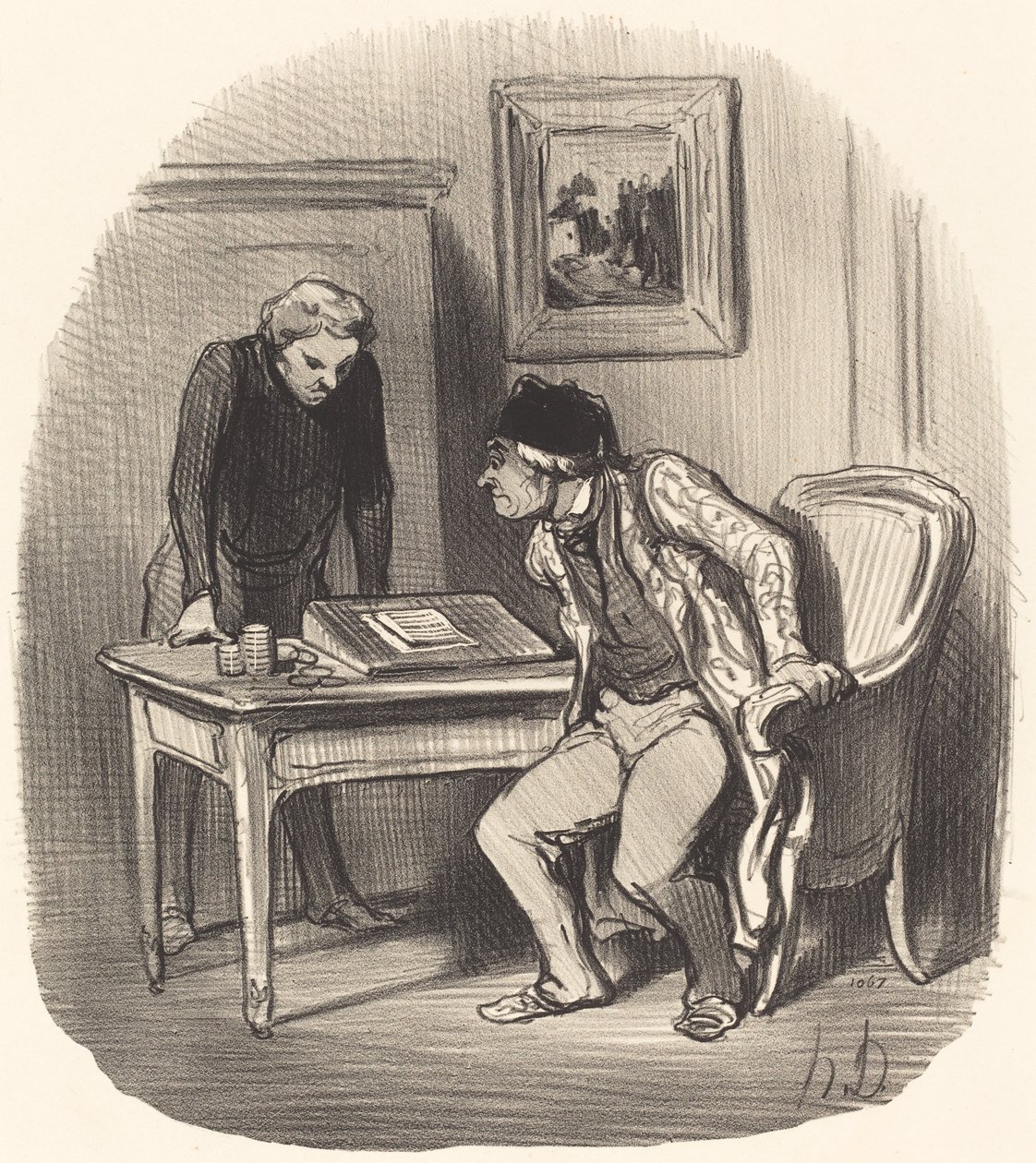 Er kontoen korrekt?... af Honoré Daumier