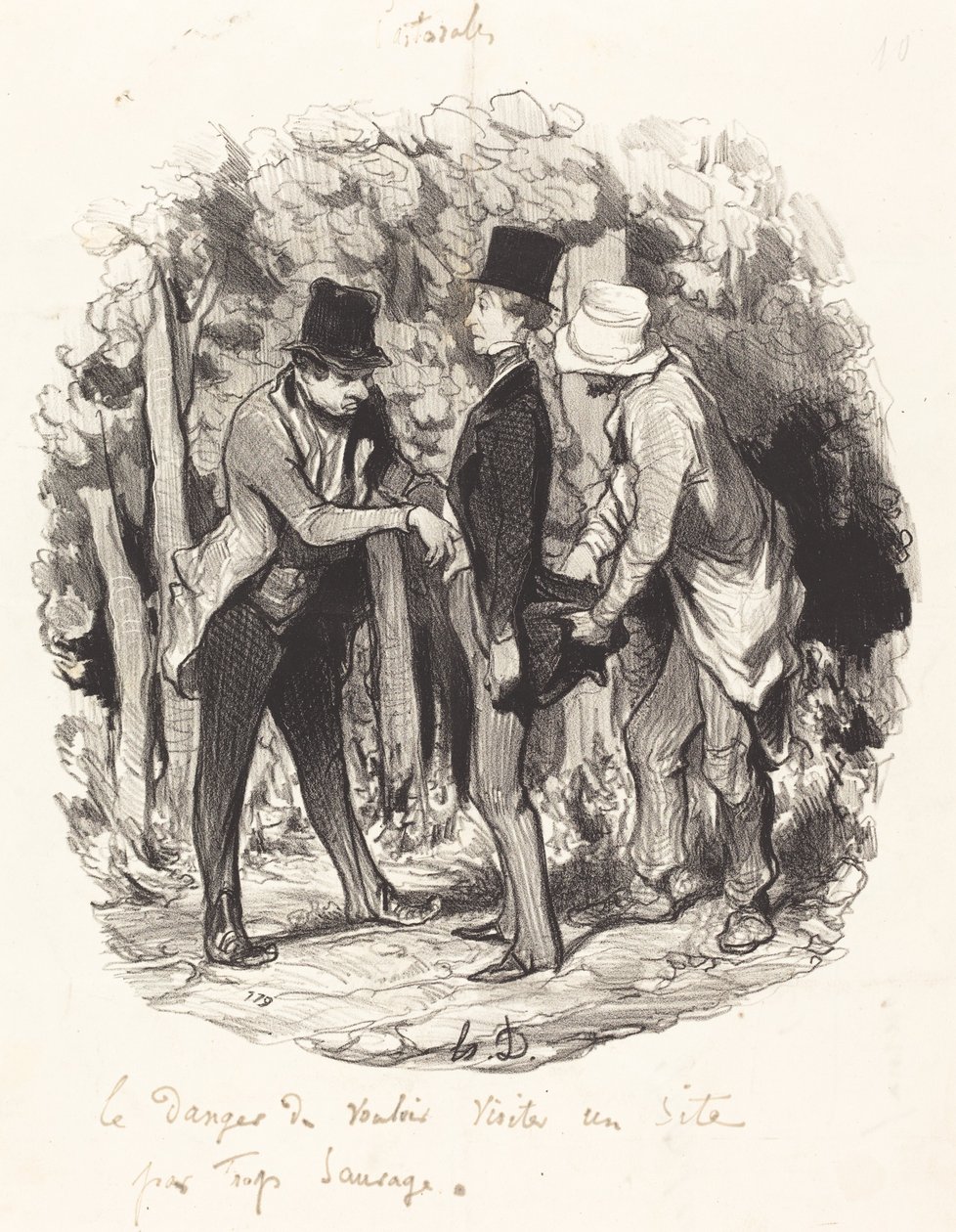Faren ved... at besøge et websted, der er for vildt af Honoré Daumier