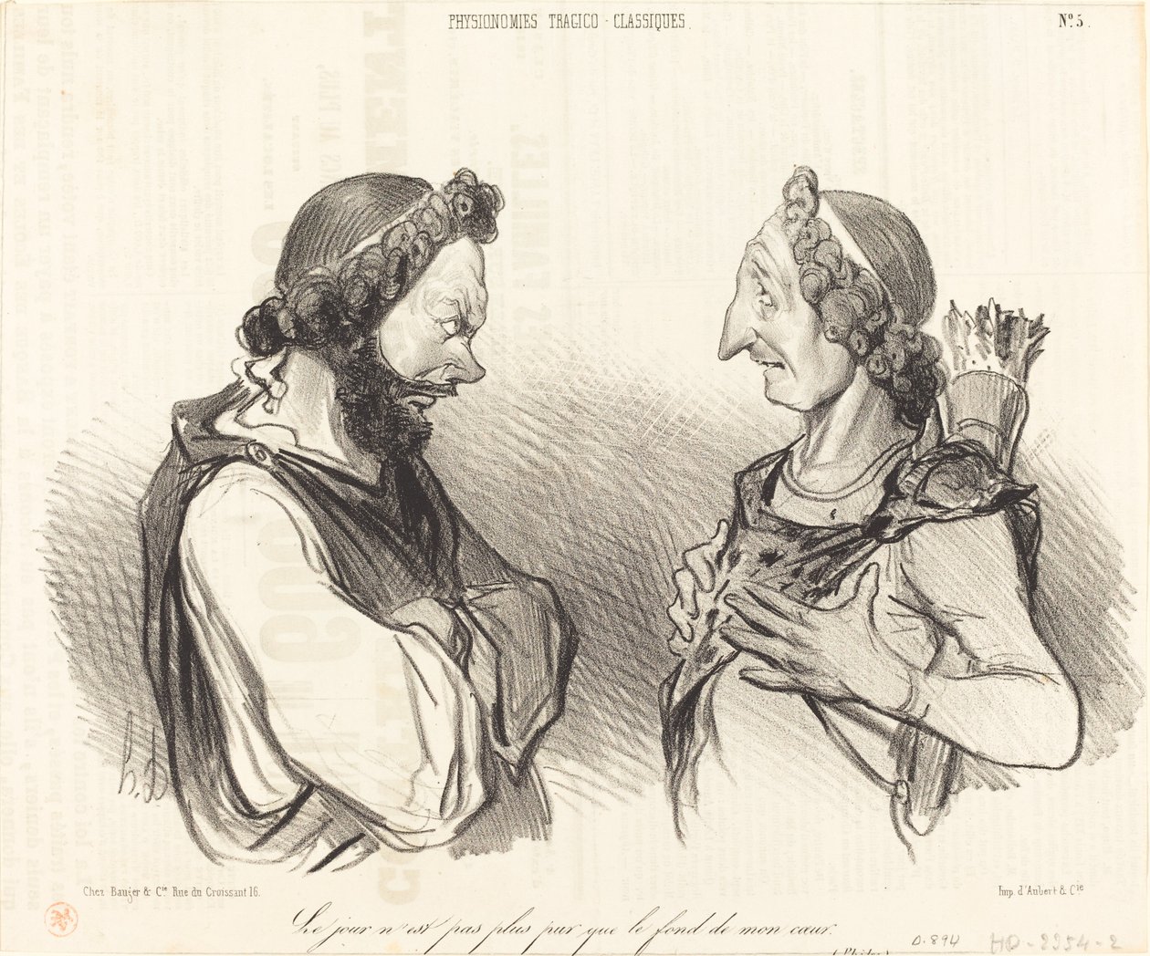 Dagen er ikke renere... af Honoré Daumier