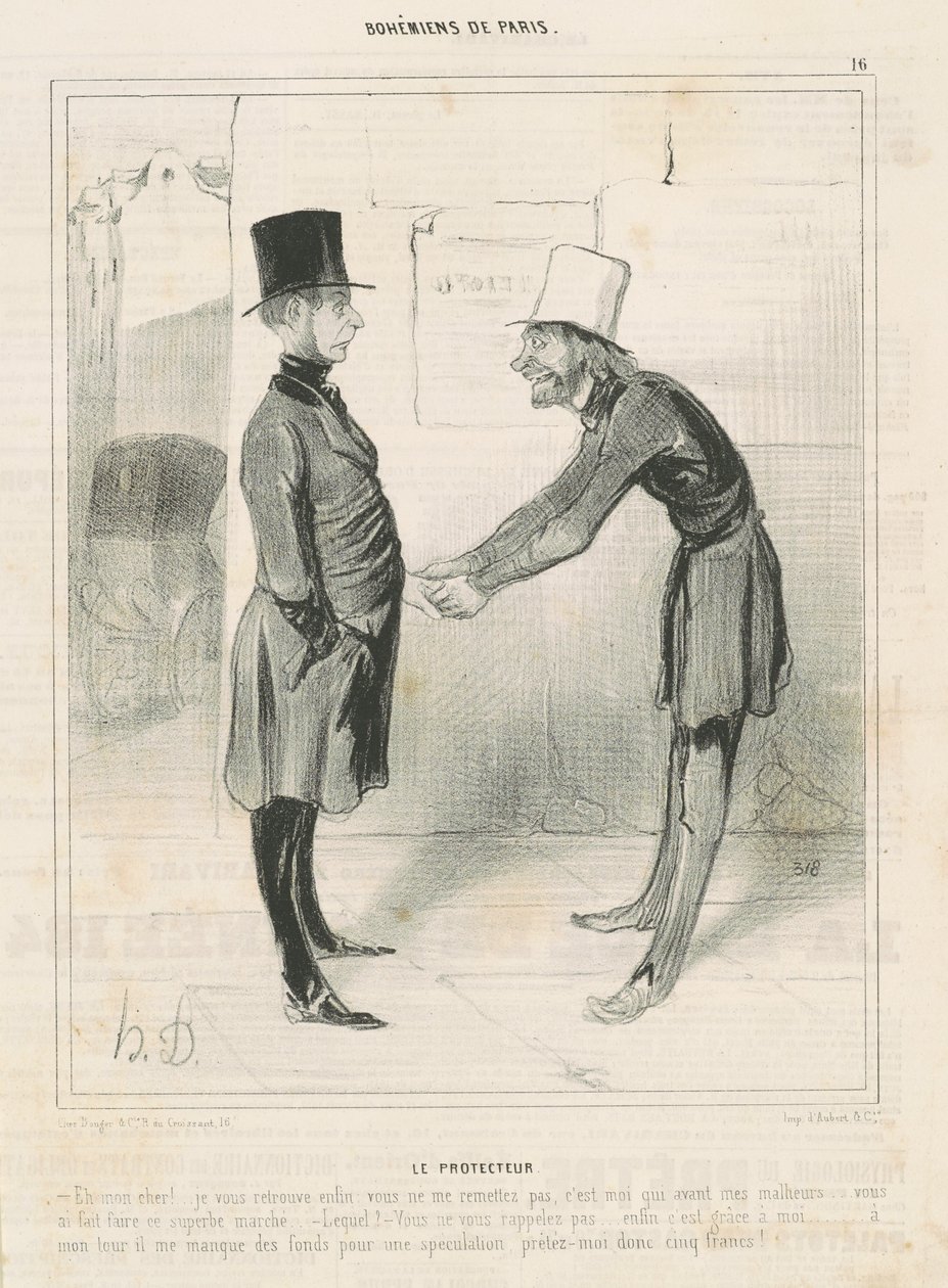 Beskytteren af Honoré Daumier