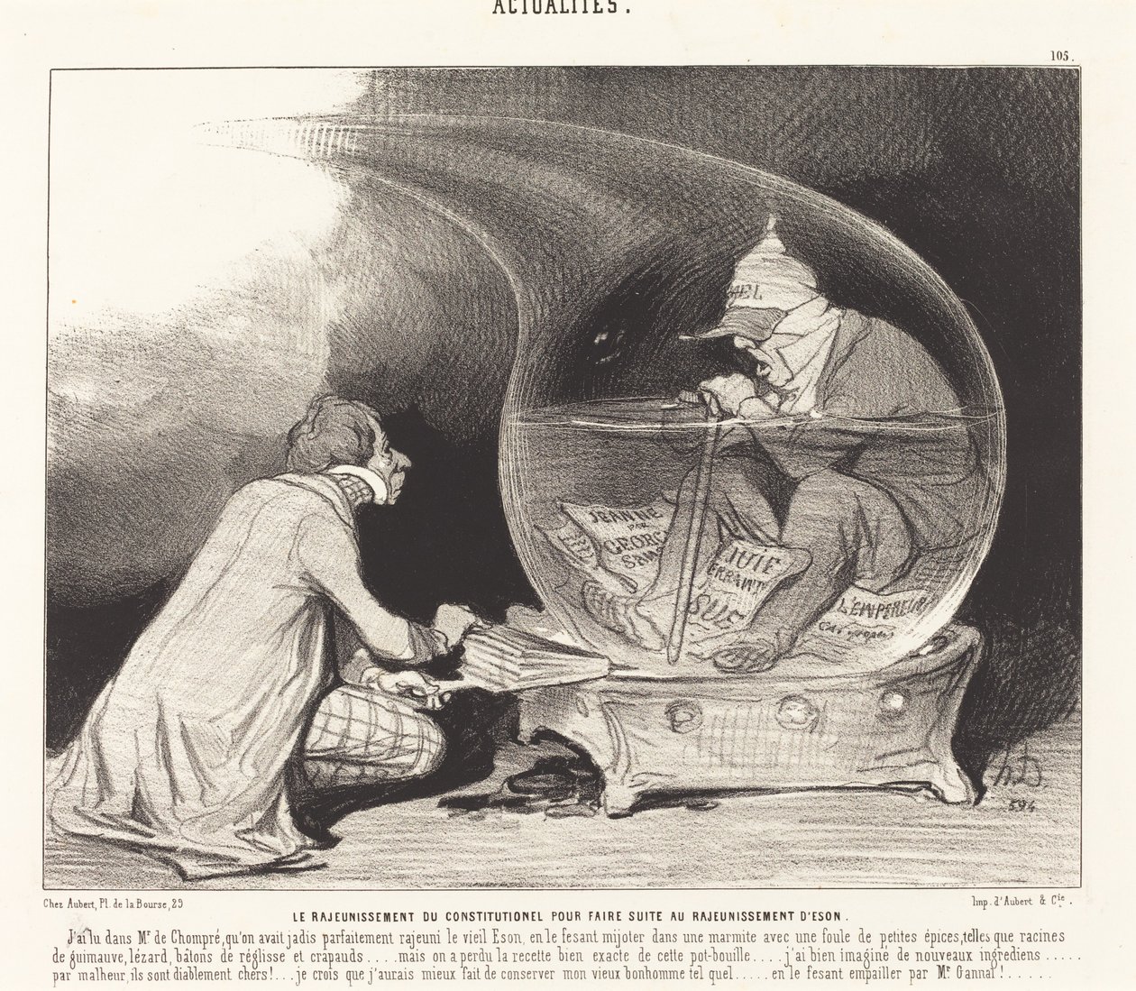 Grundlovens foryngelse af Honoré Daumier