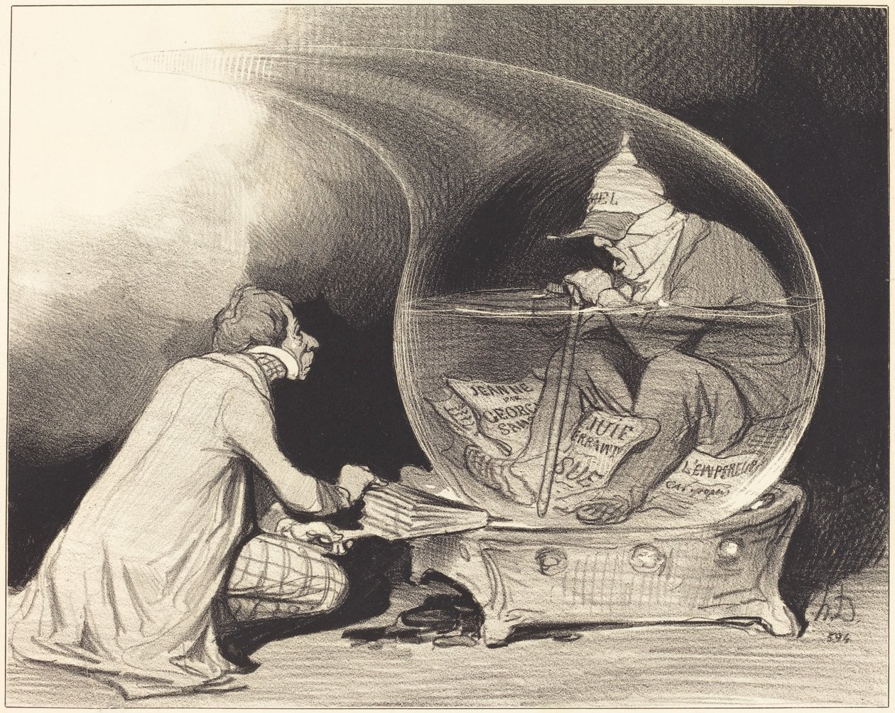Foryngelsen af ​​det forfatningsmæssige af Honoré Daumier