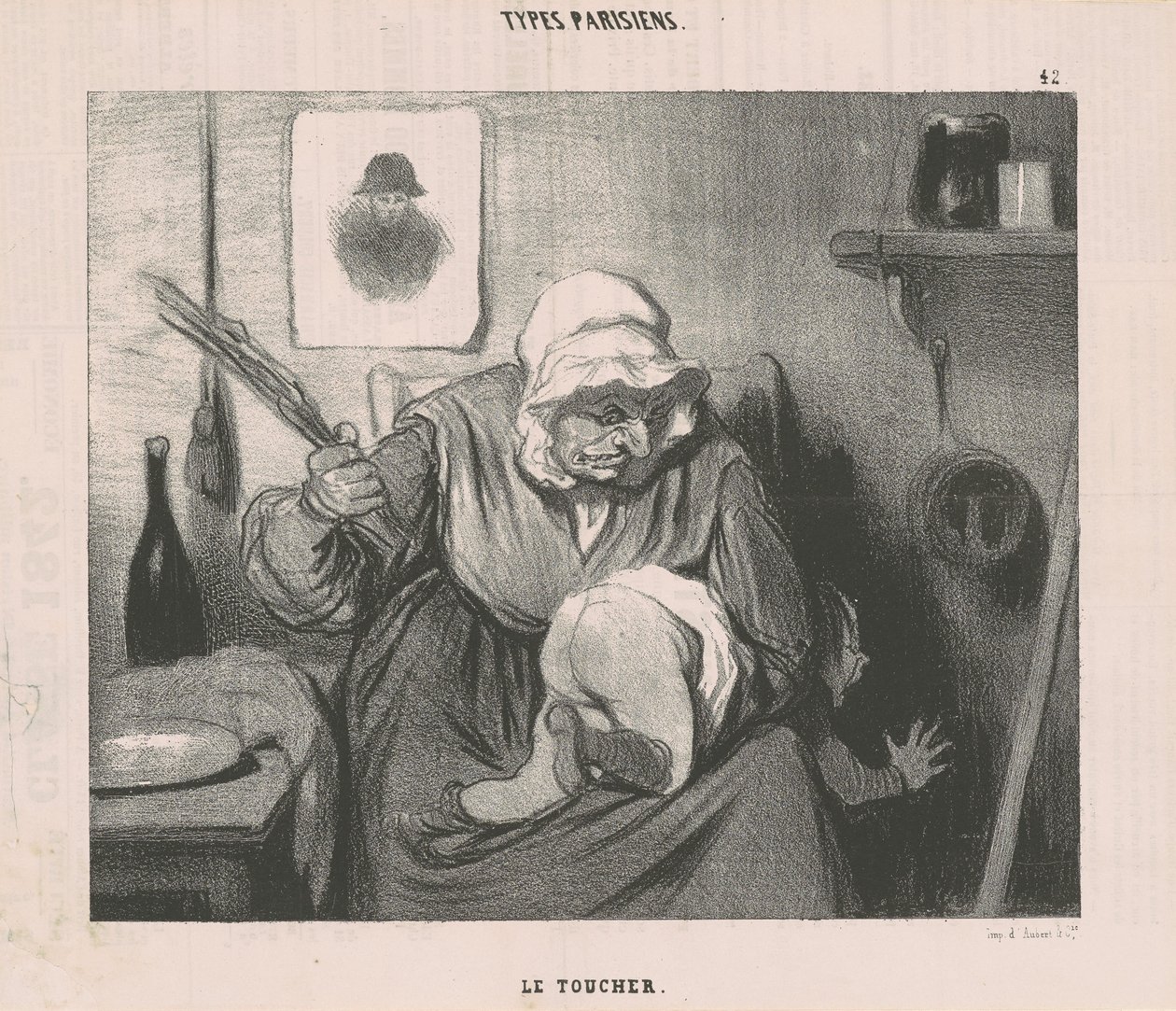 Røre ved af Honoré Daumier